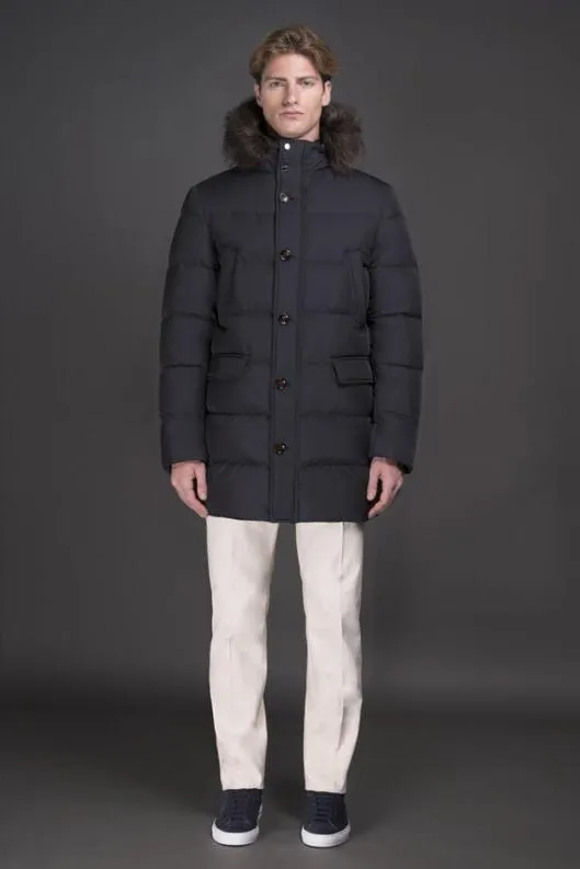 MooRER Parka Men BARBIERIWK Blu
