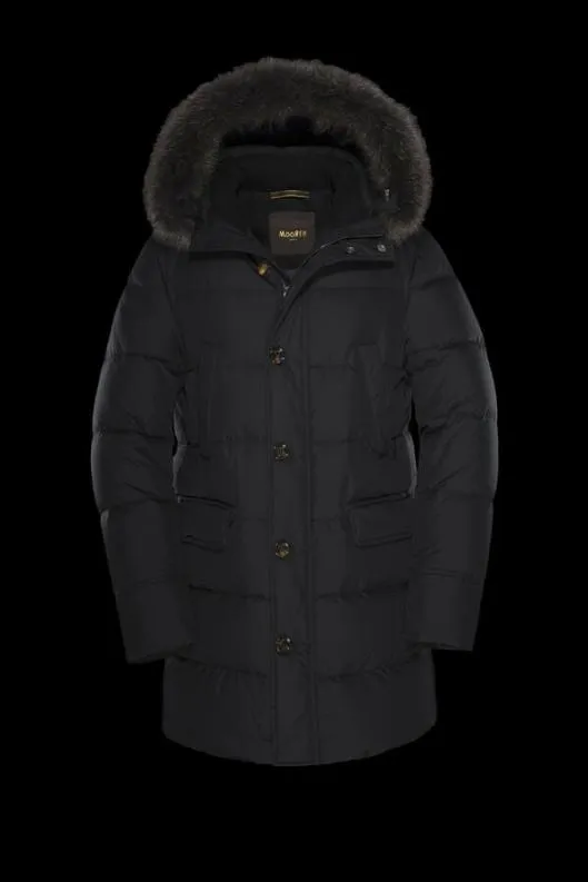 MooRER Parka Men BARBIERIWK Nero