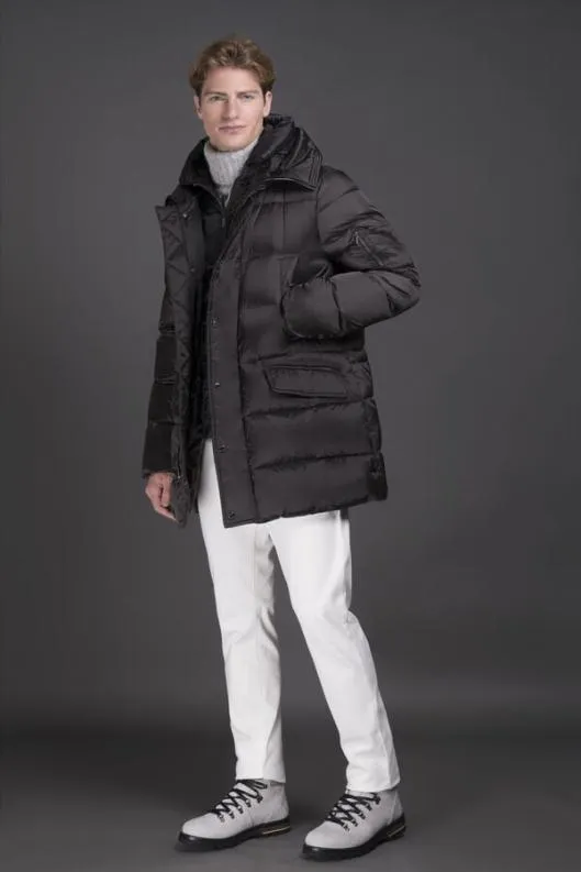 MooRER Parka Men GRIMASH Asfalto