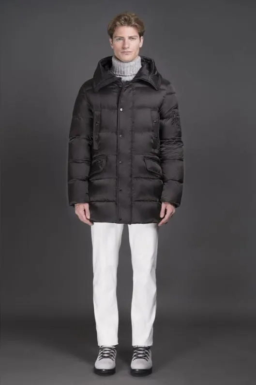 MooRER Parka Men GRIMASH Asfalto