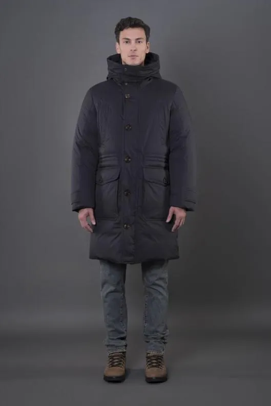 MooRER Parka Men HELSINKYADS Darkblu
