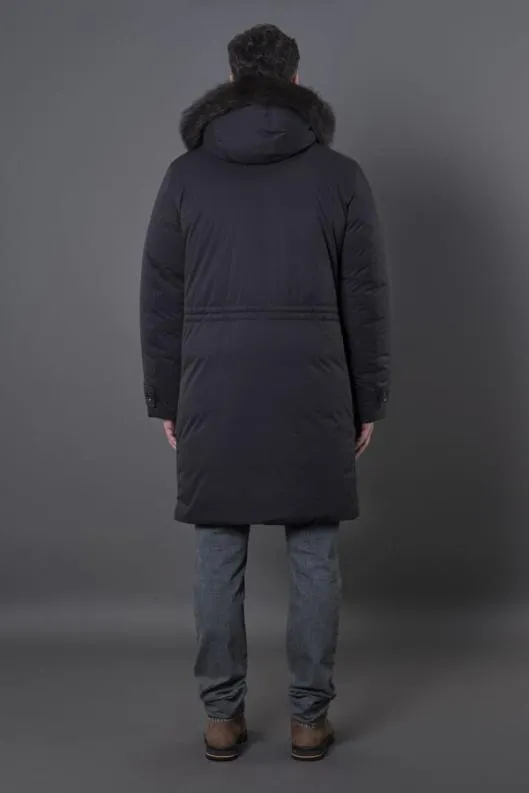MooRER Parka Men HELSINKYADS Darkblu