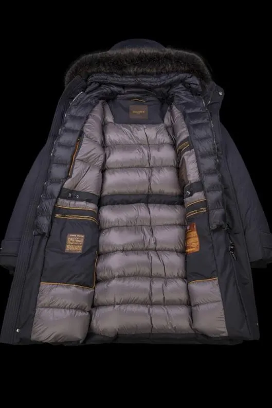 MooRER Parka Men HELSINKYADS Darkblu