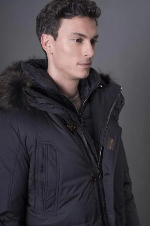 MooRER Parka Men HELSINKYADS Darkblu