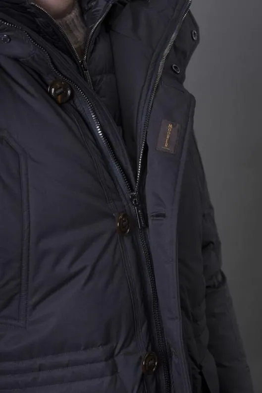 MooRER Parka Men HELSINKYADS Darkblu