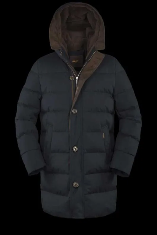MooRER Parka Men SIVEZZOLIGF Dark Blu