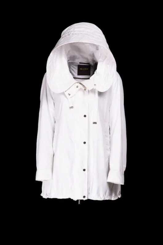 MooRER Parka Women JACLYNSTP Blanc