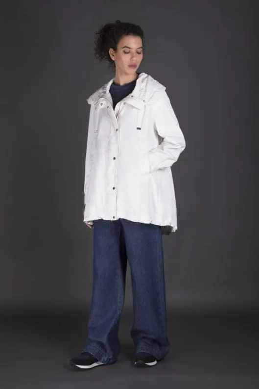 MooRER Parka Women JACLYNSTP Blanc