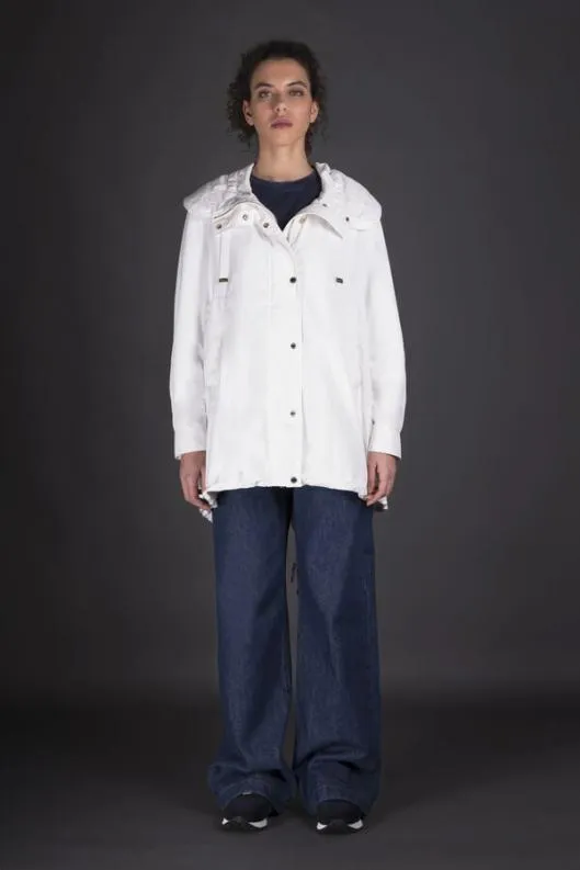 MooRER Parka Women JACLYNSTP Blanc