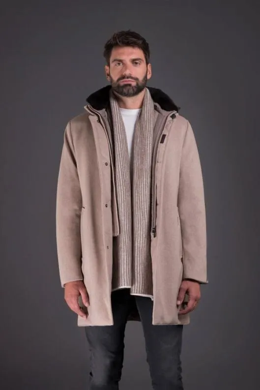 MooRER Scarves And Gloves Men HOBARTWSV Milkvisone