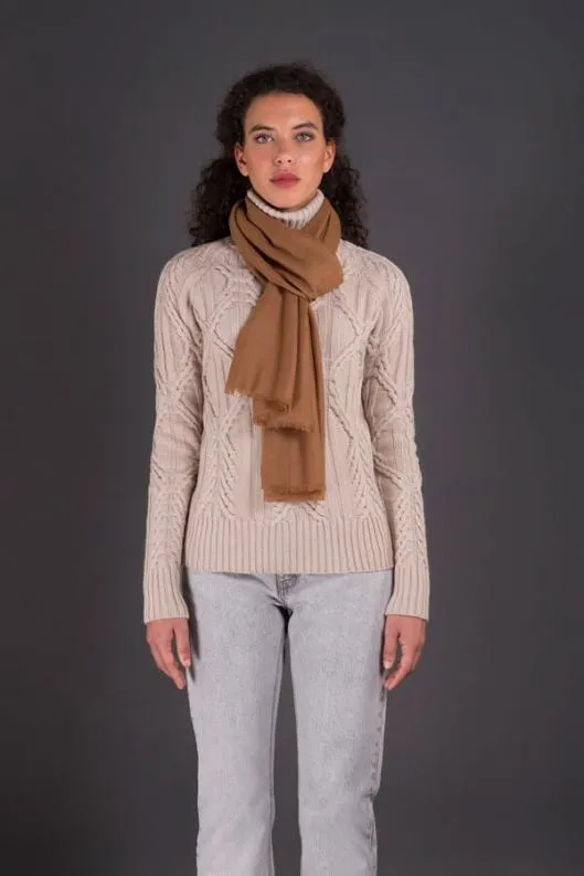 MooRER Scarves And Gloves WomenMen MARSHALLVI3 Naturale