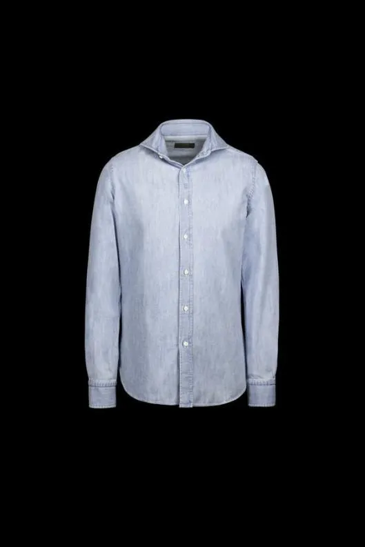 MooRER Shirts Men COLTEND07 Sky