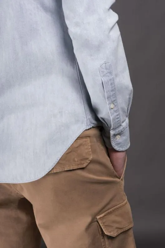 MooRER Shirts Men COLTEND07 Sky