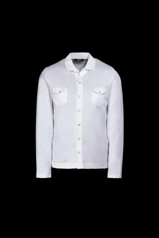 MooRER Shirts Men JAMISONSSP Bianco
