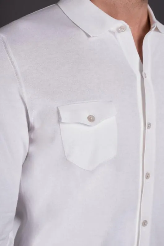 MooRER Shirts Men JAMISONSSP Bianco