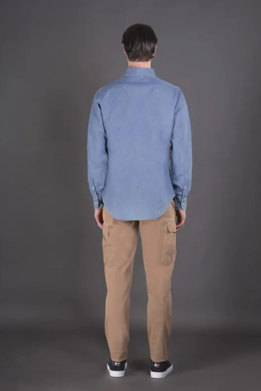 MooRER Shirts Men ROLF67 BLU Blu