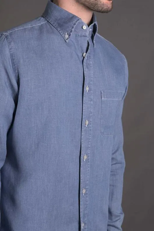MooRER Shirts Men ROLF67 BLU Blu