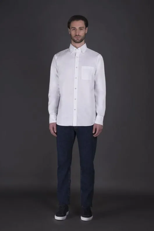 MooRER Shirts Men ROLFSI1 Kingstonewhite