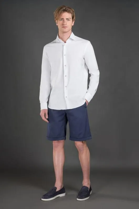 MooRER Shirts Men SORRENTO4XT Bianco