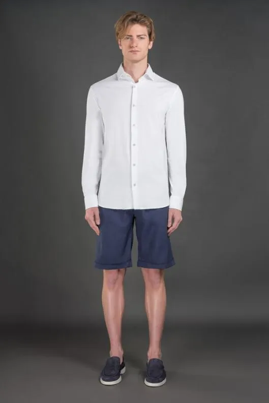 MooRER Shirts Men SORRENTO4XT Bianco