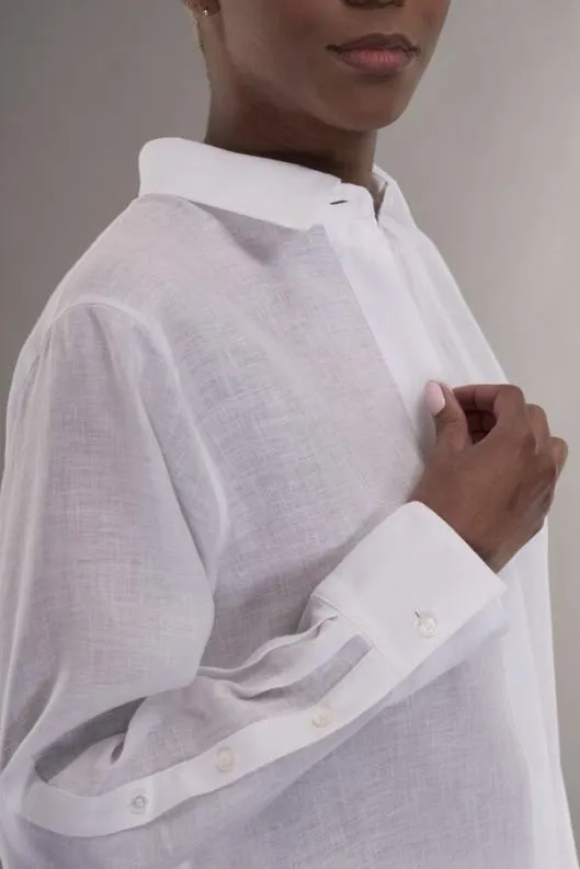 MooRER Shirts Women PEARLFLN Bianco