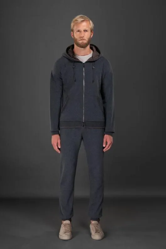MooRER Sweatshirts And Tracksuits Men NORCIA FELPACAD Antracitecastagna