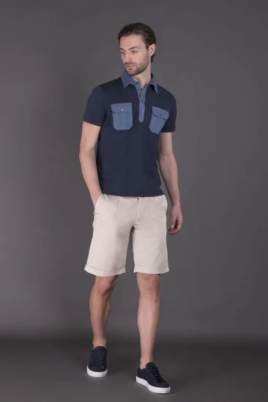 MooRER Tshirts And Polos Men PALINUROJCS Navyblu