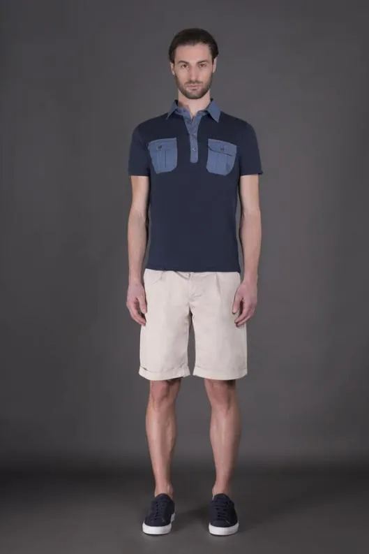 MooRER Tshirts And Polos Men PALINUROJCS Navyblu