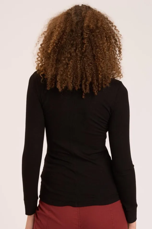 Nadira VNeck Black Clothing XCVI ShirtsBlouses