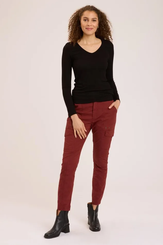 Nadira VNeck Black Clothing XCVI ShirtsBlouses