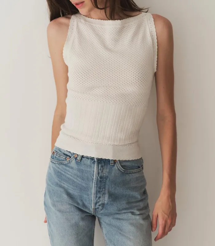 NERIDA TOP Ivory Shop DEN Tops