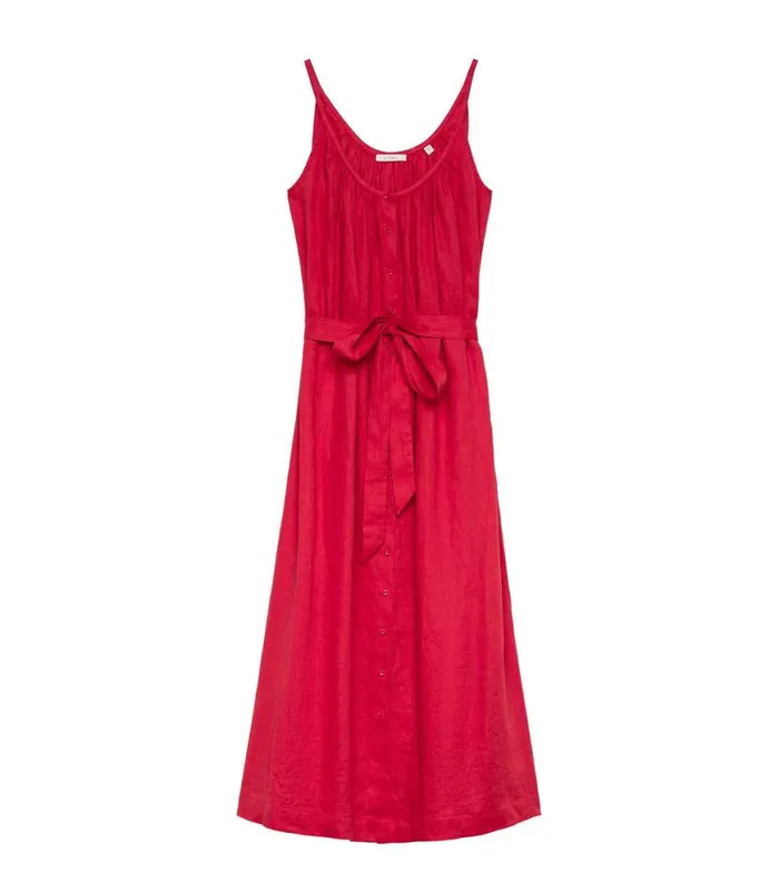 NEVITA LINEN DRESS Scarlet Shop DEN Dresses