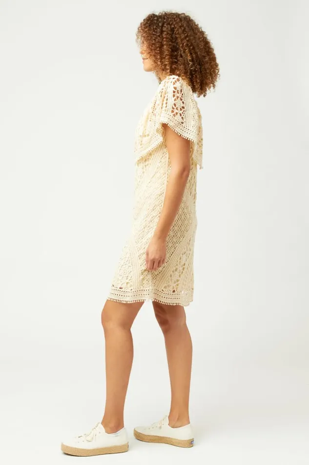 Niccola Crochet Dress Natural Clothing XCVI Dresses