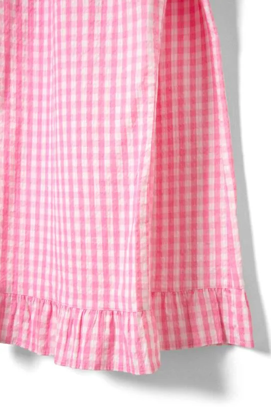 Nightwear Women Damson Madder Paddy Trousers Nightwear Set Pink Gingham