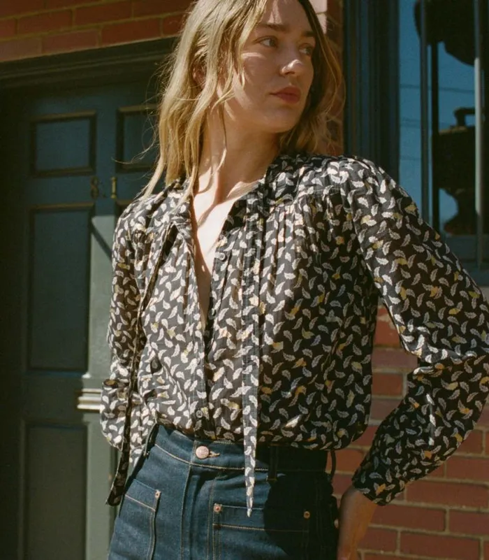 NORMA TOP Falling Leaves Shop DEN Tops