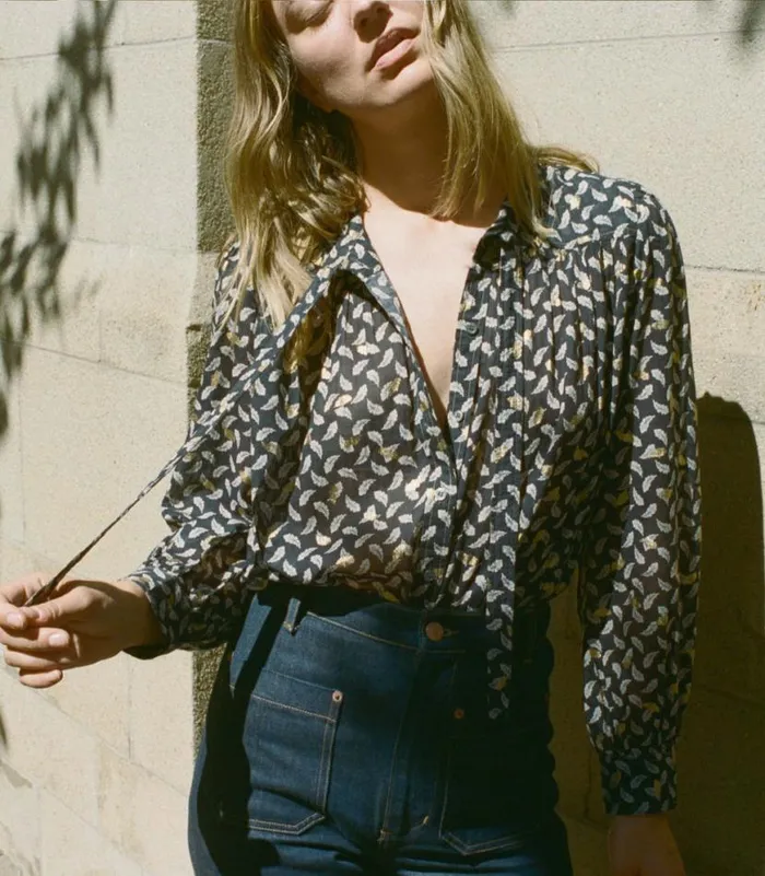 NORMA TOP Falling Leaves Shop DEN Tops