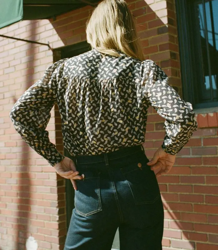 NORMA TOP Falling Leaves Shop DEN Tops