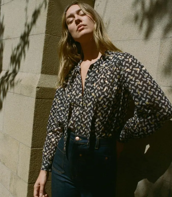 NORMA TOP Falling Leaves Shop DEN Tops