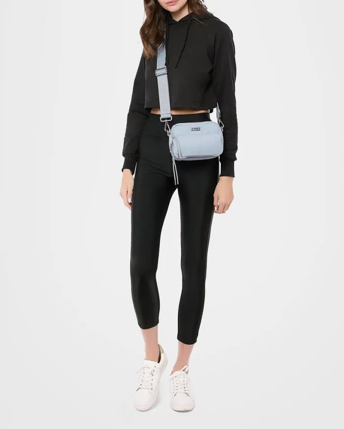 Nylon Camera Crossbody Breeze Blue Women Aimee Kestenberg Crossbody Bags