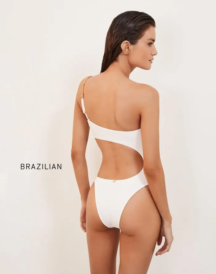One Pieces Women ViX Paula Hermanny Firenze Mandy Gisele One Piece 8211 White