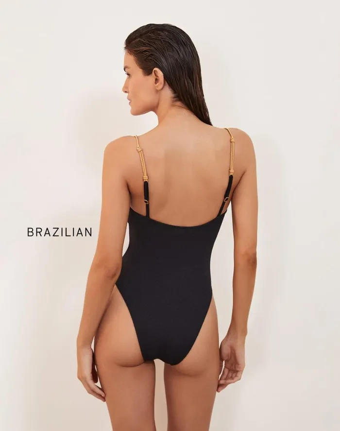 One Pieces Women ViX Paula Hermanny Firenze Mandy One Piece 8211 Black