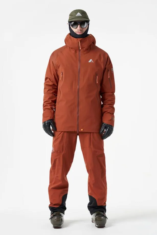 Orage Jackets Men MtnX Glacier 3L Light JacketDark Terracotta