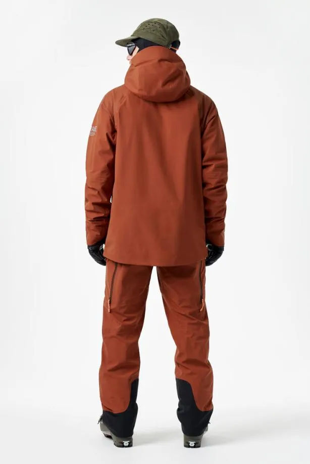 Orage Jackets Men MtnX Glacier 3L Light JacketDark Terracotta Orage Jackets Men MtnX Glacier 3L Light JacketDark Terracotta