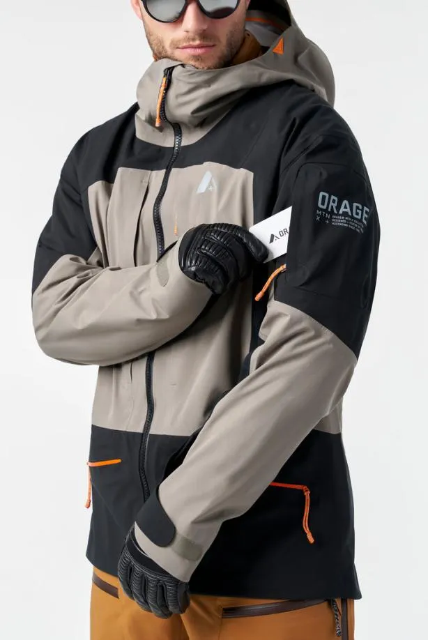 Orage Jackets Men MtnX Highland 3L Hybrid JacketClay Orage Jackets Men MtnX Highland 3L Hybrid JacketClay