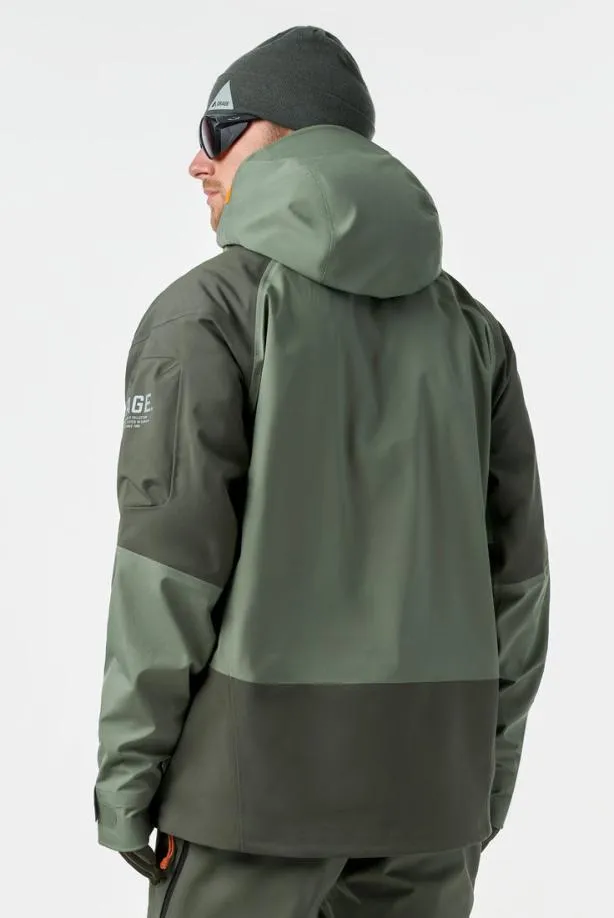Orage Jackets Men MtnX Highland 3L Hybrid JacketDark Leaf Orage Jackets Men MtnX Highland 3L Hybrid JacketDark Leaf