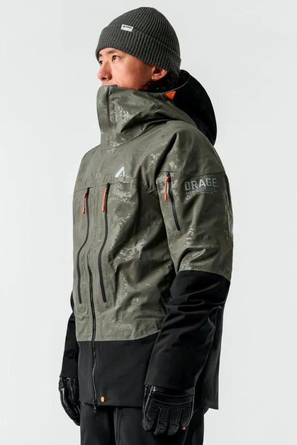 Orage Jackets Men Spurr 3L JacketBoreal Embossed Orage Jackets Men Spurr 3L JacketBoreal Embossed