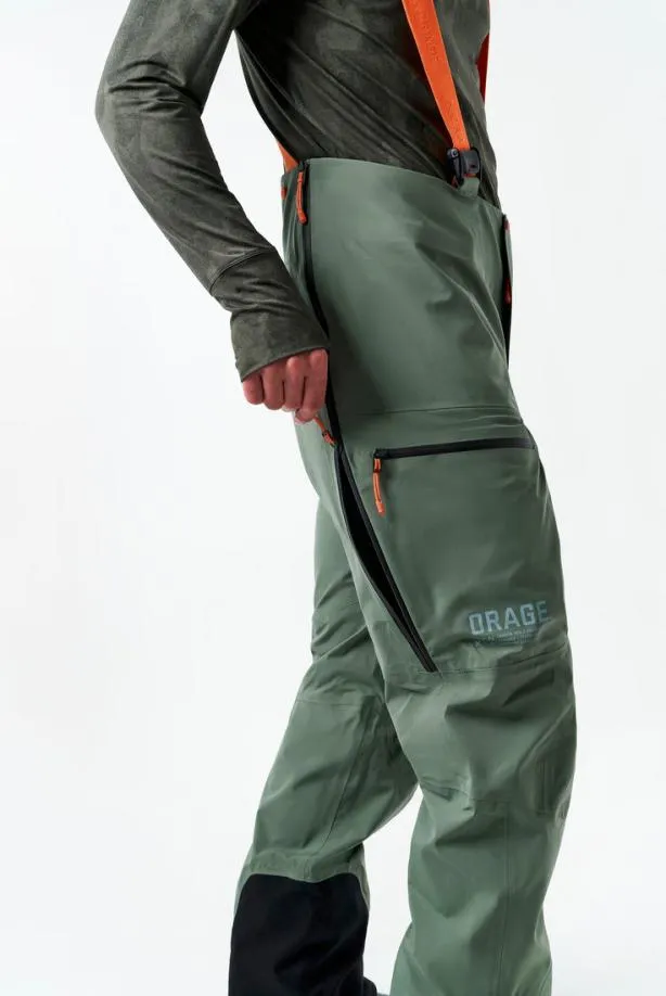 Orage Pants Men MTNX GRADE 3L LIGHT BIBDark Leaf Orage Pants Men MTNX GRADE 3L LIGHT BIBDark Leaf
