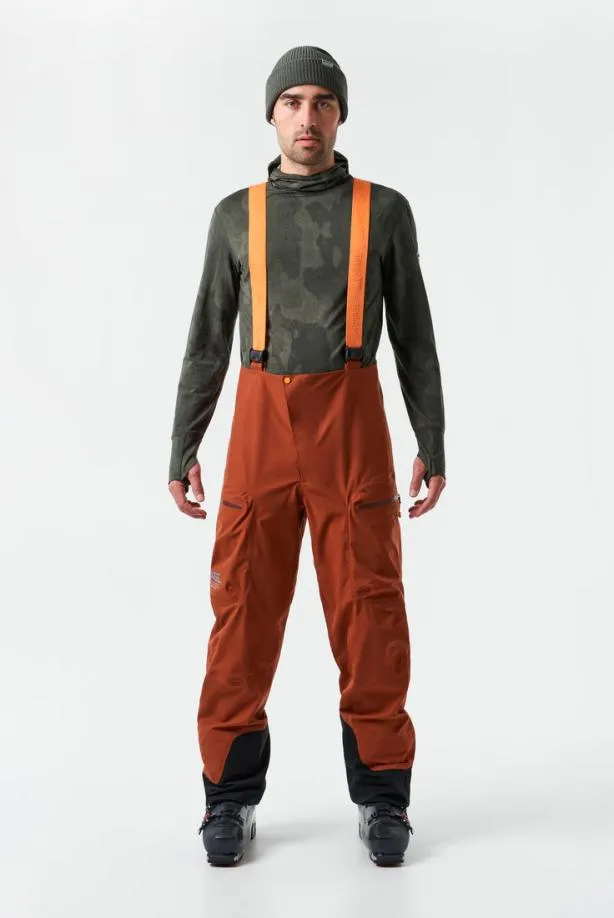 Orage Pants Men MtnX Grade 3L Light BibDark Terracotta