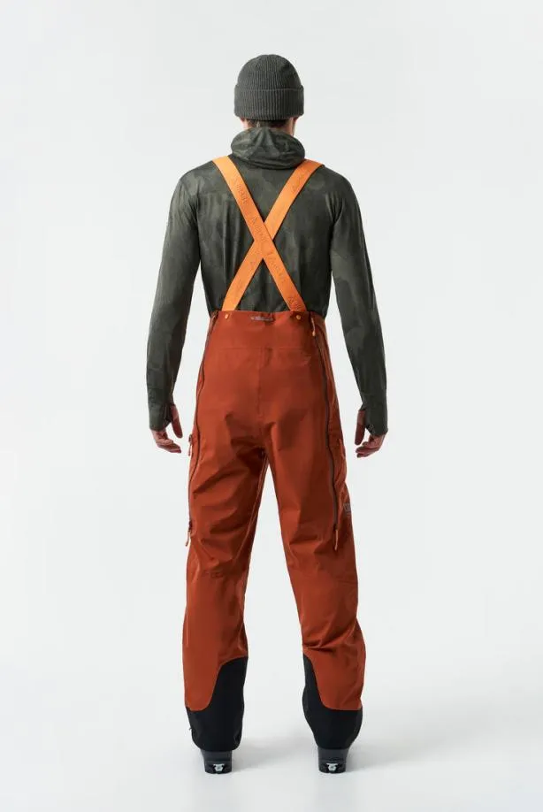 Orage Pants Men MtnX Grade 3L Light BibDark Terracotta Orage Pants Men MtnX Grade 3L Light BibDark Terracotta