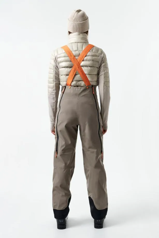 Orage Pants Women MtnX Treeline 3L Light BibClay Orage Pants Women MtnX Treeline 3L Light BibClay
